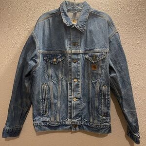 Vintage Carhartt 1990's  Denim Jean‎ Jacket#291